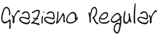 Graziano Font Preview