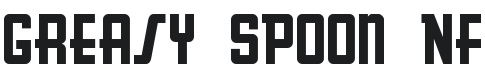 Greasy Spoon NF Font Preview