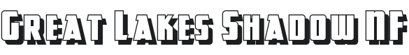 Great Lakes Shadow NF Font Preview