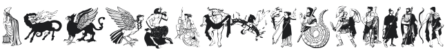 Greek Mythes Font Preview