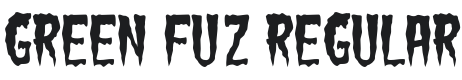Green Fuz Font Preview