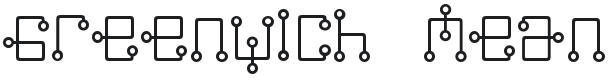 Greenwich Mean Font Preview