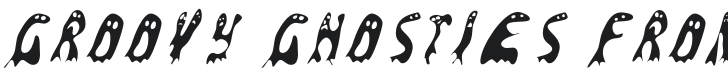 Groovy Ghosties Front-Regular Font Preview