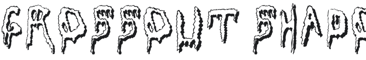 Grossout Font Preview