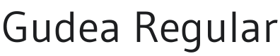 Gudea Font Preview