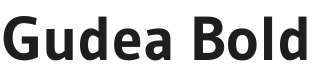 Gudea Bold Font Preview