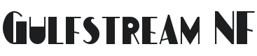 Gulfstream NF Font Preview