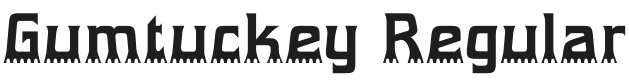 Gumtuckey Font Preview