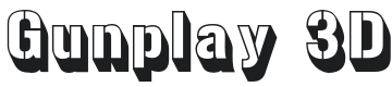 Gunplay 3D-Regular Font Preview