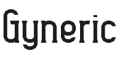 Gyneric Font Preview
