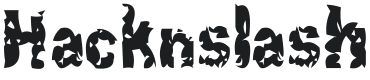 Hacknslash Font Preview