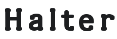 Halter Font Preview