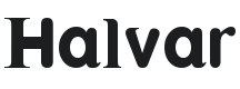 Halvar Font Preview