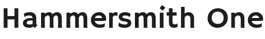 Hammersmith One Font Preview