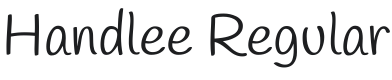 Handlee Font Preview