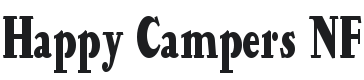 Happy Campers NF Font Preview