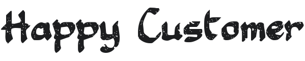 Happy Customer Font Preview