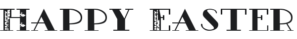 Happy Easter Font Preview