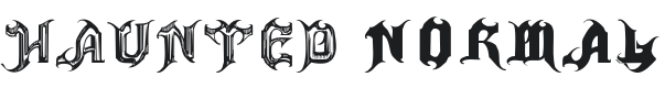 Haunted Font Preview