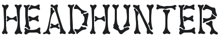 Headhunter Font Preview