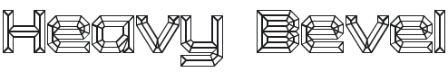 Heavy Bevel Font Preview
