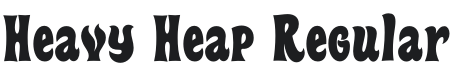 Heavy Heap Font Preview