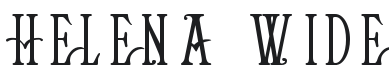 Helena Wide Font Preview