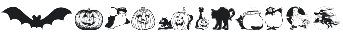 Helloween version 2 Font Preview