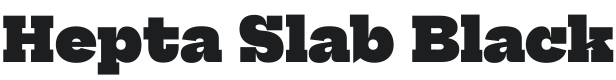 Hepta Slab Black Font Preview
