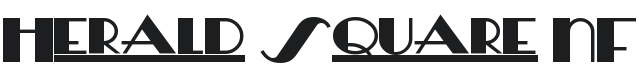 Herald Square NF Font Preview
