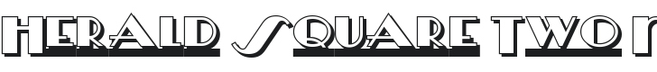Herald Square Two NF Font Preview