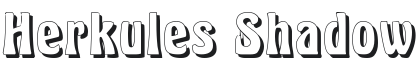 Herkules Shadow Font Preview