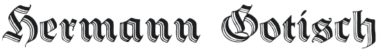 Hermann Gotisch Font Preview