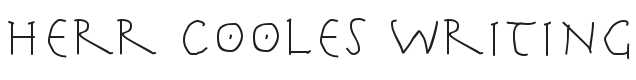 Herr Cooles Writing Font Preview