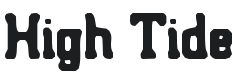 High Tide Font Preview