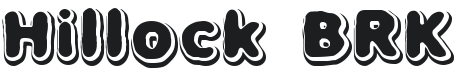 Hillock Font Preview