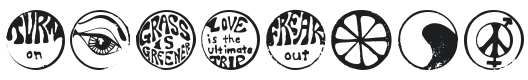 Hippy Stamp Font Preview