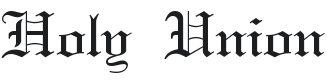 Holy Union Font Preview