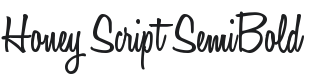Honey Script SemiBold Font Preview