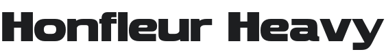 Honfleur Font Preview