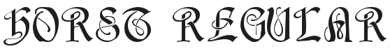 Horst Font Preview