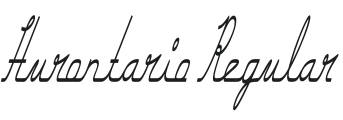Hurontario Font Preview