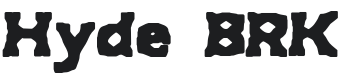 Hyde -BRK- Font Preview