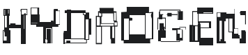 Hydrogen Font Preview