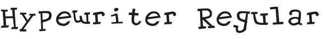 Hypewriter Font Preview