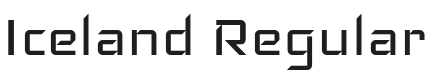 Iceland Font Preview