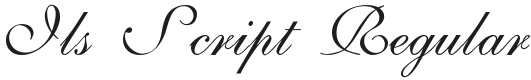ILS Script Font Preview