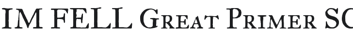 IM FELL Great Primer SC Font Preview