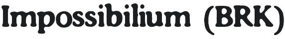 Impossibilium Font Preview