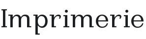 Imprimerie Font Preview